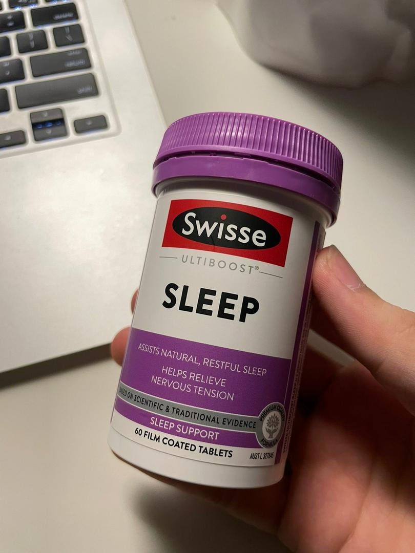 Viên uống hỗ trợ giấc ngủ Swisse Sleep của Úc - Giấc ngủ ngon, giảm căng thẳng, thành phần tự nhiên, 100 viên