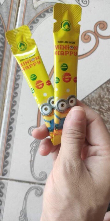 Siro ăn ngon Minion Happy 5in1 cho trẻ biếng ăn, chậm lớn - Hỗ trợ tăng cảm giác thèm ăn, bổ sung DHA, vitamin, tăng sức đề kháng