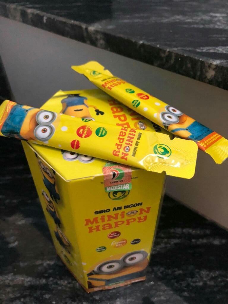 Siro ăn ngon Minion Happy 5in1 cho trẻ biếng ăn, chậm lớn - Hỗ trợ tăng cảm giác thèm ăn, bổ sung DHA, vitamin, tăng sức đề kháng