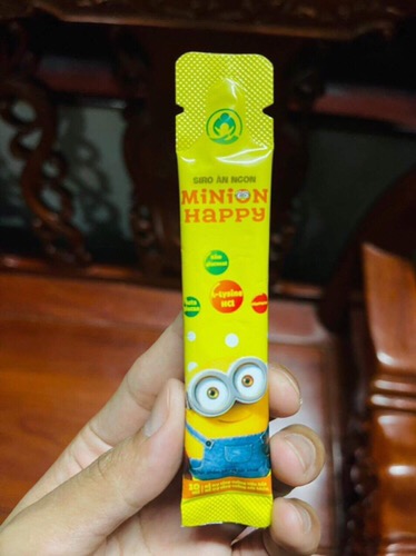 Siro ăn ngon Minion Happy 5in1 cho trẻ biếng ăn, chậm lớn - Hỗ trợ tăng cảm giác thèm ăn, bổ sung DHA, vitamin, tăng sức đề kháng