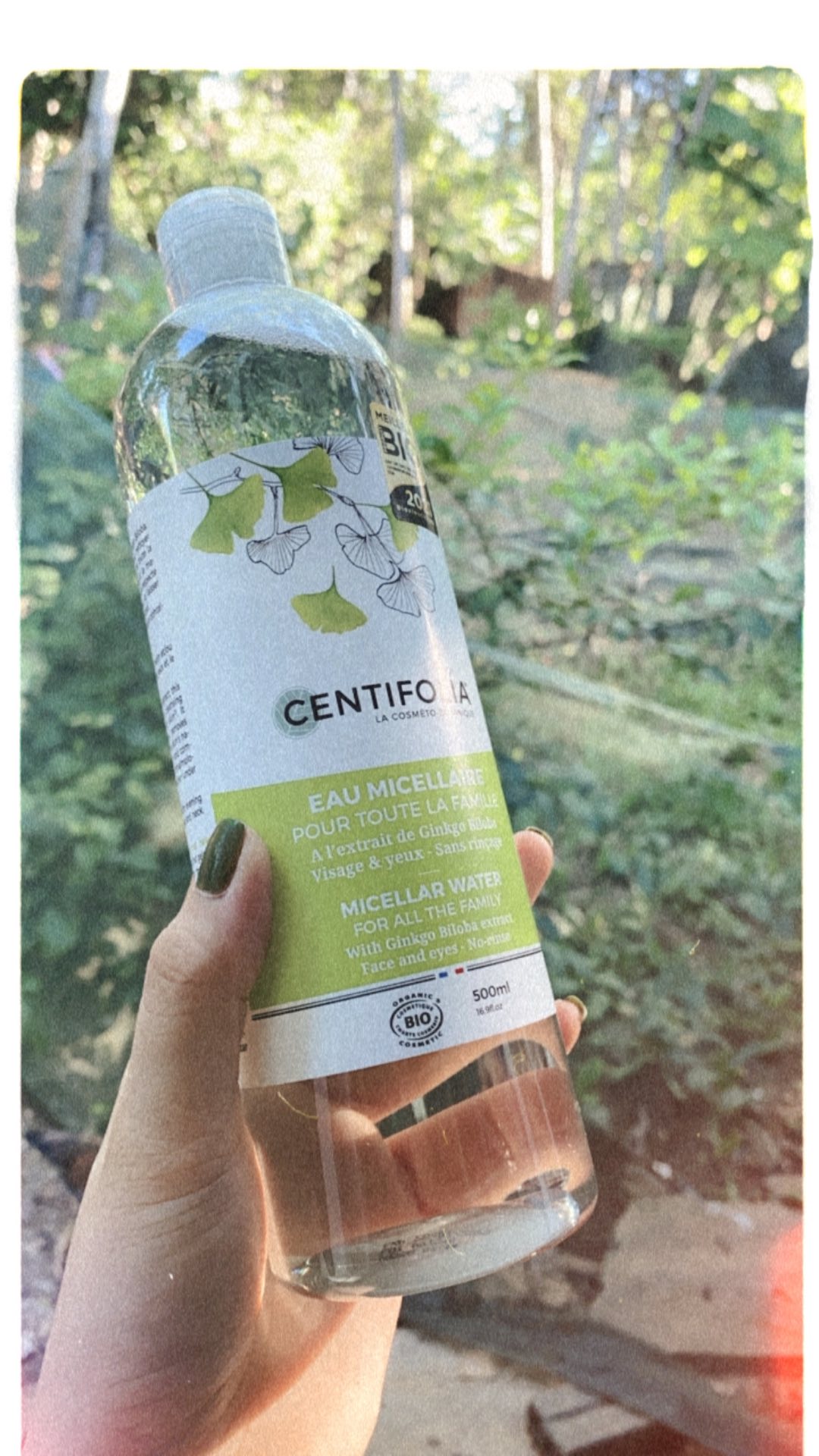 Nước Tẩy Trang Centifolia Eau Micellaire 500ml - Công Nghệ Tẩy Trang Hữu Cơ, Làm Sạch Sâu, Phù Hợp Mọi Loại Da