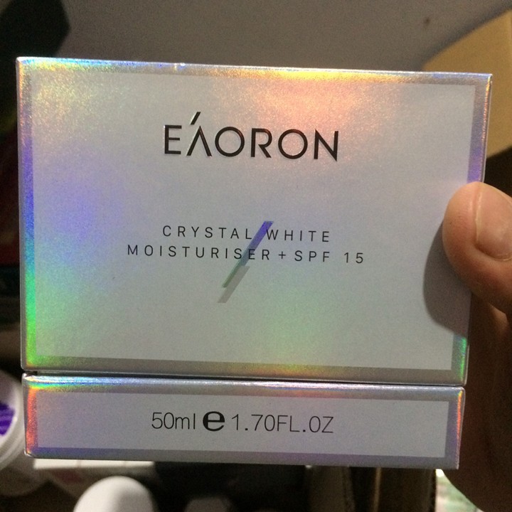 Kem Dưỡng Trắng Da EAORON Crystal White All in One 50ml - Chiết Xuất Mận Kakadu Tự Nhiên, Dưỡng Ẩm và Làm Sáng Da Mặt