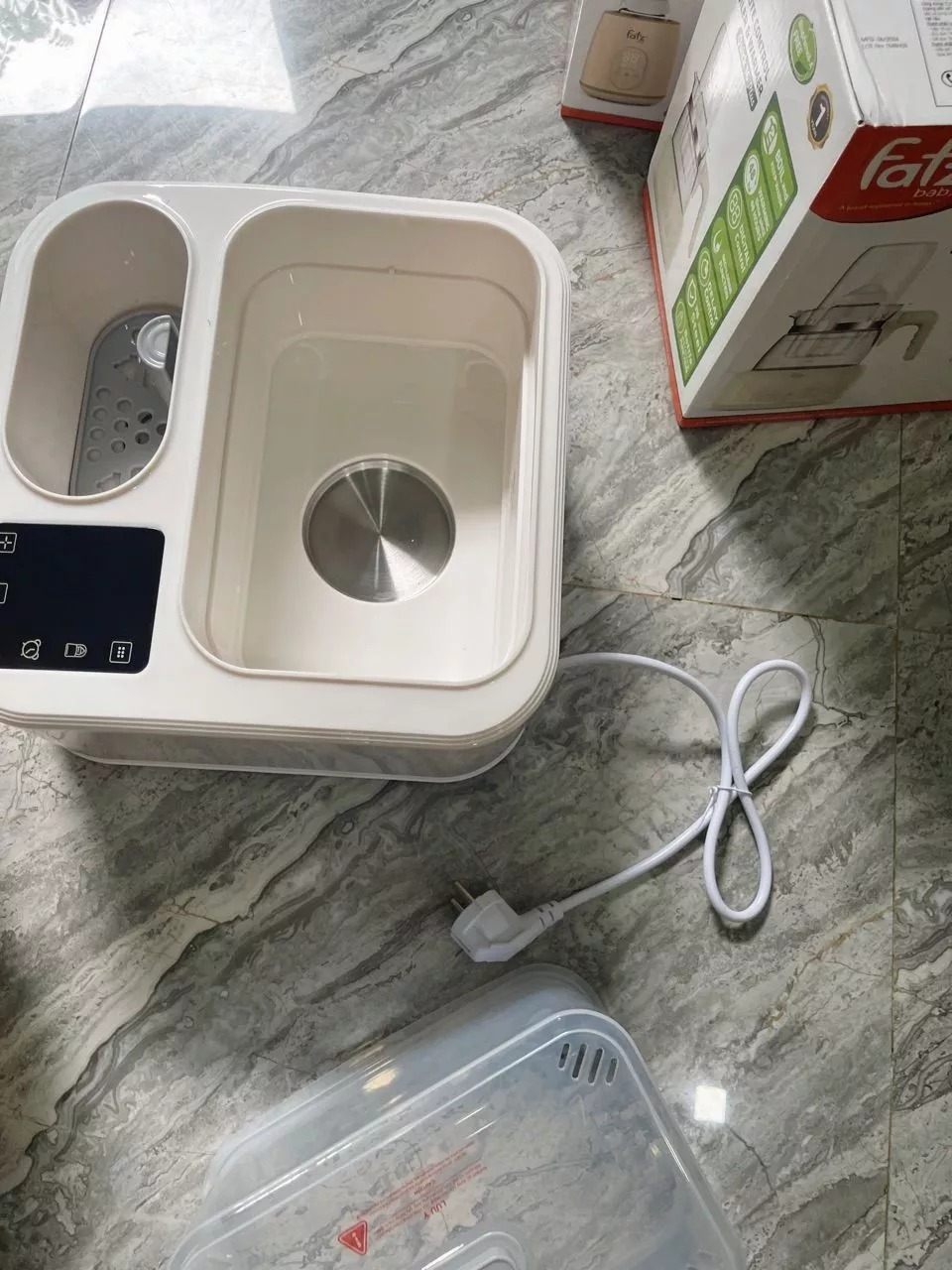 Máy Hâm Sữa Tiệt Trùng Sấy Khô Fatz Baby Captain 2 FB4315SL - 8 Chế Độ Nấu Cháo Thông Minh Tiện Lợi Cho Mẹ Và Bé