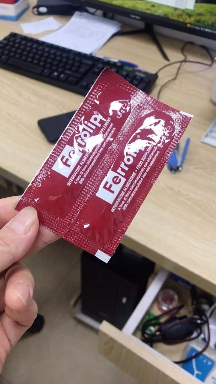 Sắt Sinh Học Ferrolip Dạng Bột (30mg) Cho Phụ Nữ Mang Thai & Người Thiếu Máu - Hương Vị Chanh, Dễ Uống, Không Tanh