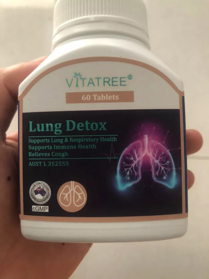Viên uống hỗ trợ thanh lọc phổi Vitatree Lung Detox 60 viên - Sản phẩm từ thiên nhiên, làm sạch phổi, tăng cường sức khỏe hô hấp