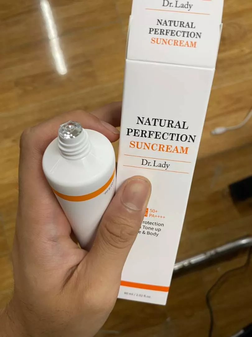 Kem Chống Nắng Dr.Lady Natural Perfection Suncream SPF 50+ - Bảo Vệ Da Tối Ưu, Nâng Tone Da Tươi Tắn, Duy Trì Ẩm Mượt