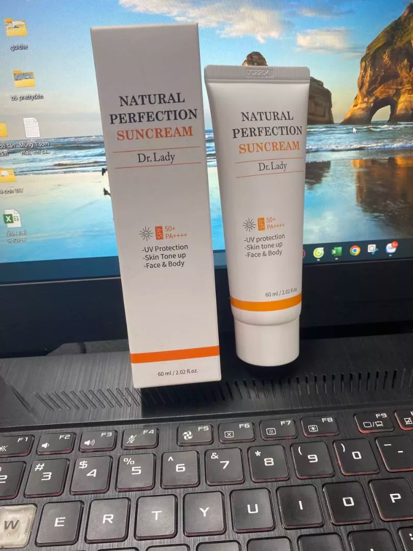 Kem Chống Nắng Dr.Lady Natural Perfection Suncream SPF 50+ - Bảo Vệ Da Tối Ưu, Nâng Tone Da Tươi Tắn, Duy Trì Ẩm Mượt
