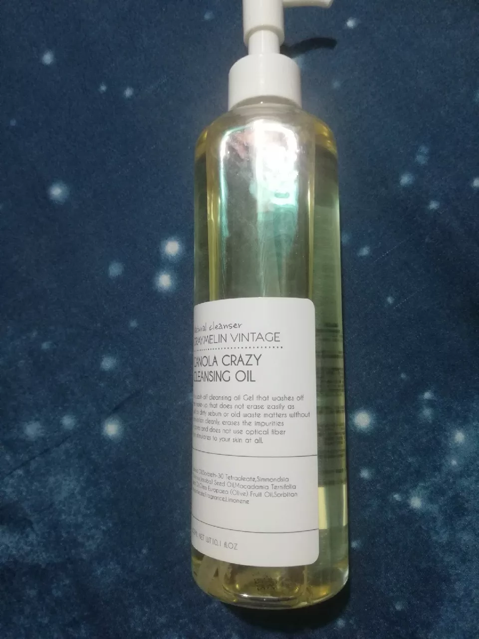 Dầu Tẩy Trang Hoa Cải Graymelin Vintage Canola Crazy 300ml - Giảm Mụn, Làm Sạch Sâu, Cấp Nước Cho Da Nhạy Cảm