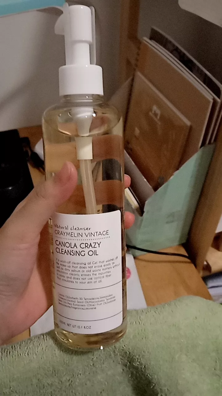 Dầu Tẩy Trang Hoa Cải Graymelin Vintage Canola Crazy 300ml - Giảm Mụn, Làm Sạch Sâu, Cấp Nước Cho Da Nhạy Cảm