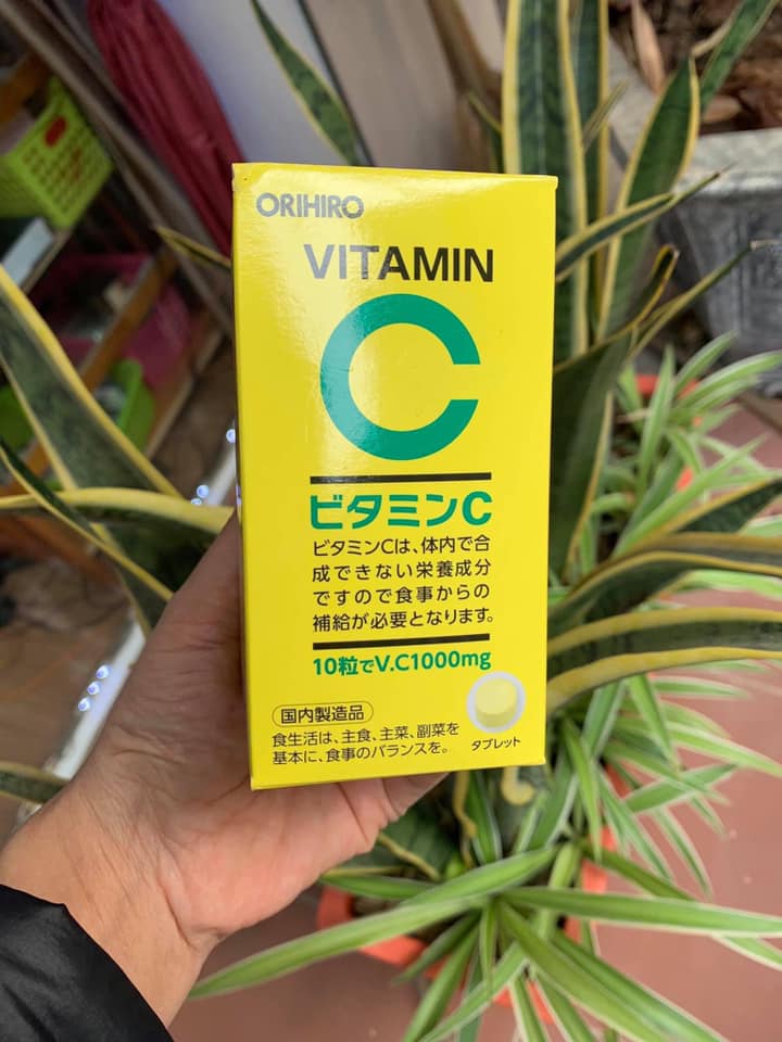 Viên uống Vitamin C Orihiro 1000mg Nhật Bản - Tăng cường sức đề kháng, làm sáng da, hỗ trợ collagen tự nhiên, sức khỏe toàn diện.