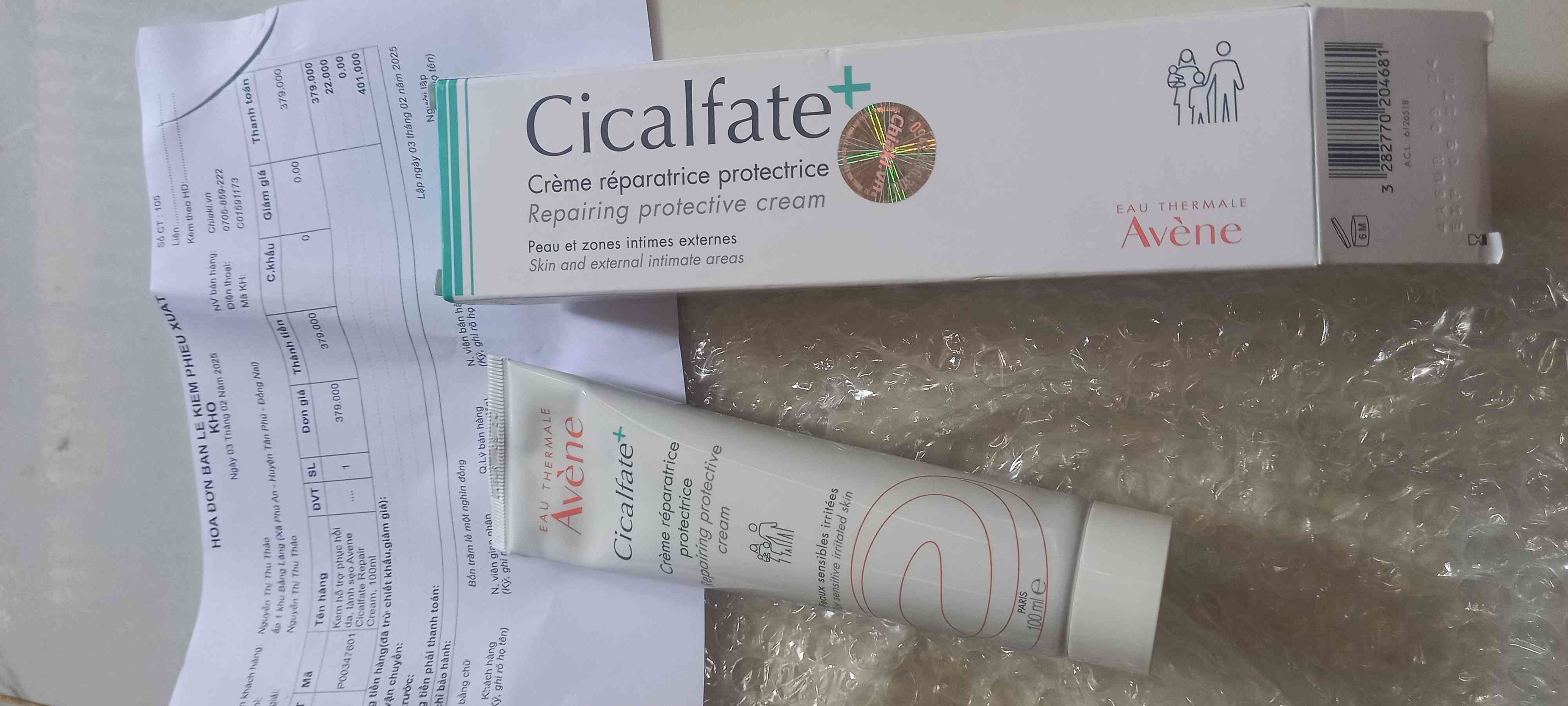 Kem phục hồi da mờ sẹo Avene Cicalfate+ Repairing Cream 40ml - Hỗ trợ làm lành sẹo, phục hồi da hiệu quả, lành tính cho trẻ em.