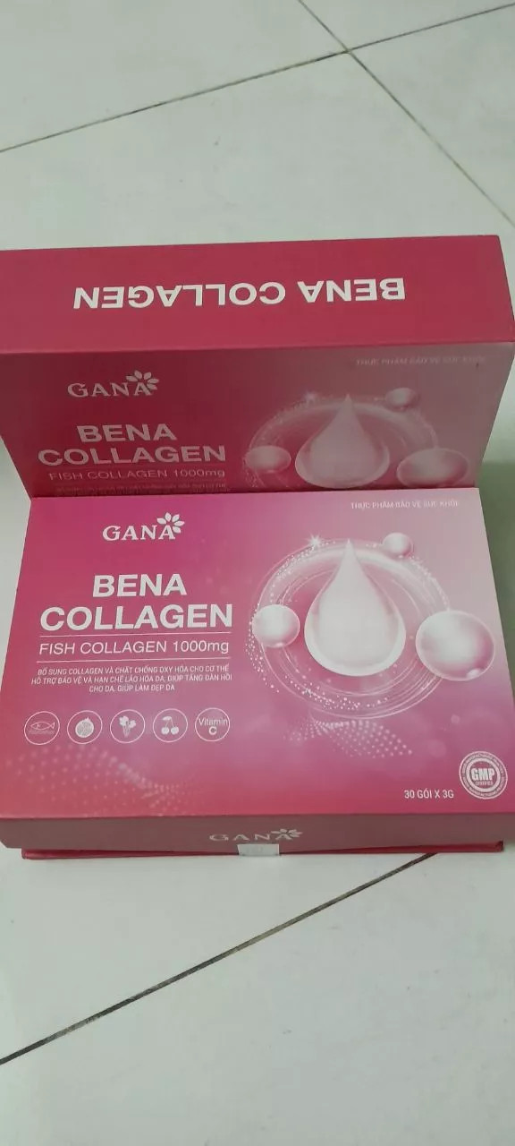 Bột uống Bena Collagen Gana hỗ trợ làm đẹp da