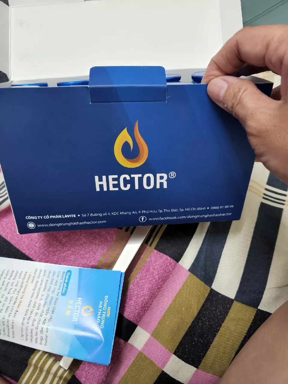 Nước Uống Đông Trùng Hạ Thảo Hector Sâm Chính Hãng Lavite - Tăng Cường Sức Khỏe, Giấc Ngủ Ngon và Khỏe Mạnh Hơn