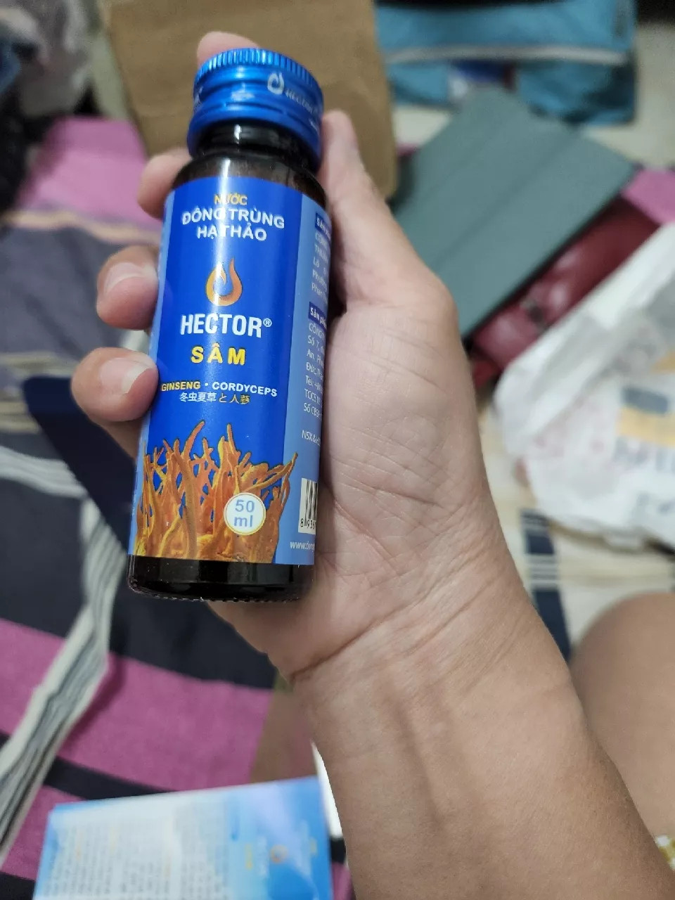 Nước Uống Đông Trùng Hạ Thảo Hector Sâm Chính Hãng Lavite - Tăng Cường Sức Khỏe, Giấc Ngủ Ngon và Khỏe Mạnh Hơn