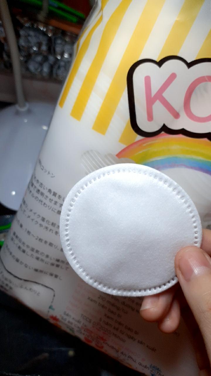 Bông Tẩy Trang Tròn Mihoo Kokimi Cotton Pads - 210 Miếng - Chất Liệu Cotton Tự Nhiên, Không Gây Kích Ứng Da, Tẩy Trang Dễ Dàng