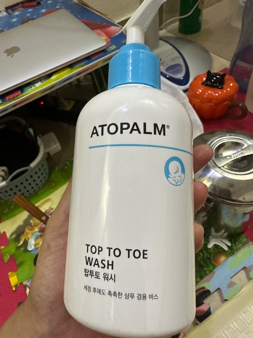 Sữa Tắm Gội Toàn Thân Atopalm Top To Toe Wash 460ml - Dịu Nhẹ, An Toàn Cho Bé Từ Sơ Sinh, Cấp Ẩm, Làm Sạch Da Bé