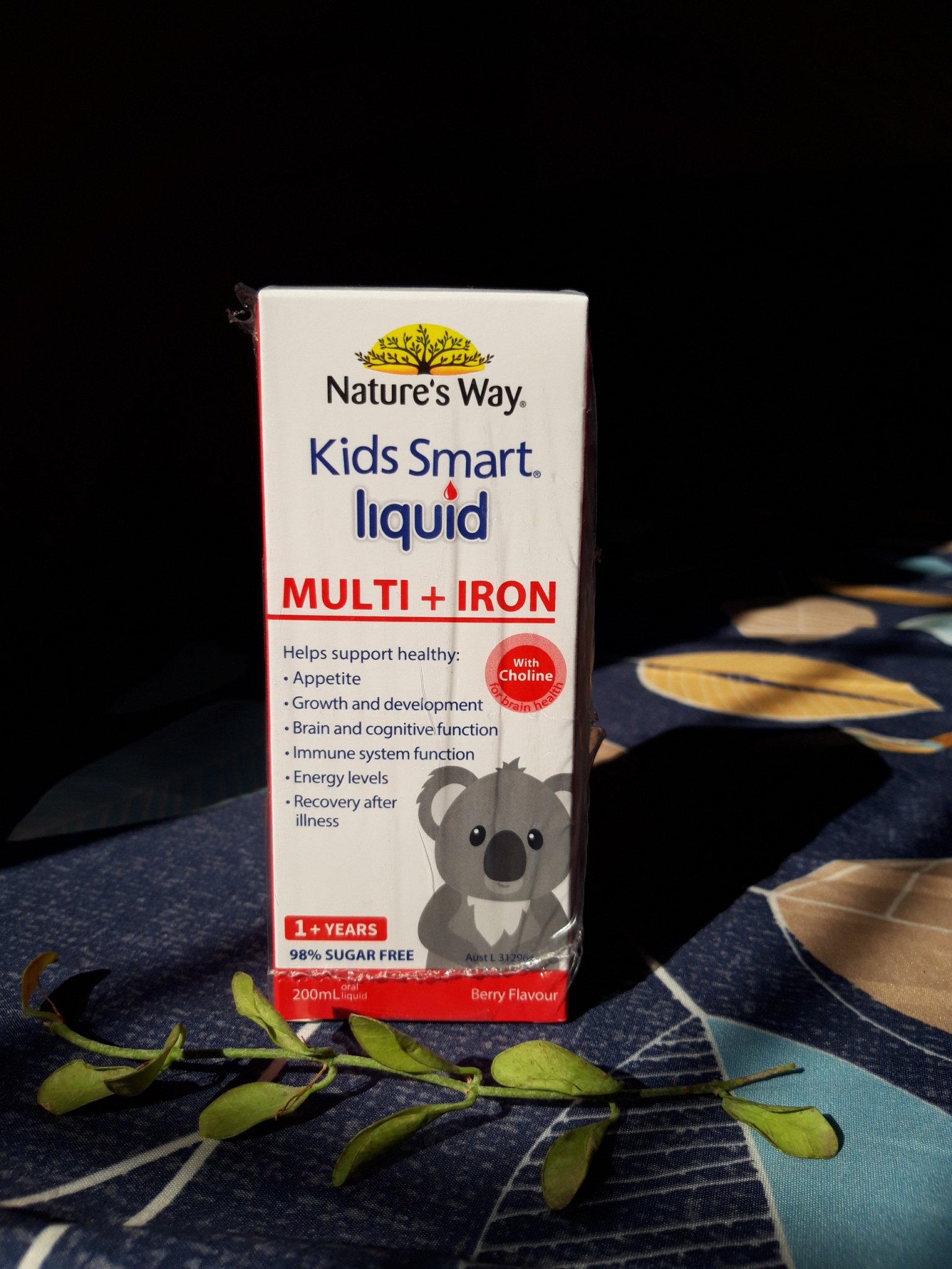Sắt Nature's Way Kids Smart Multi Iron Liquid 200ml - Hỗ Trợ Tăng Cường Đề Kháng và Khả Năng Miễn Dịch Cho Trẻ Em, Hương Berry Ngon Miệng