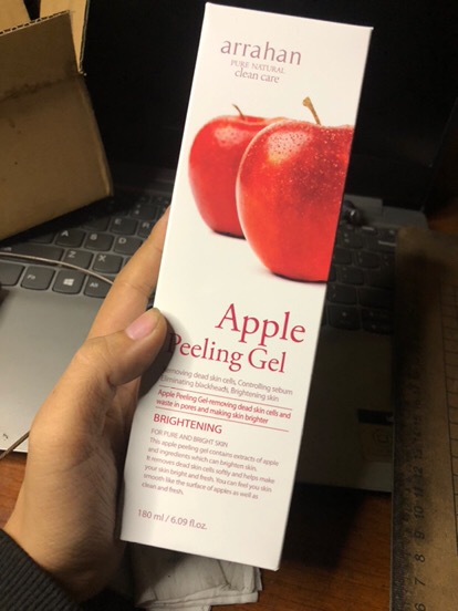 Tẩy da chết Arrahan Whitening Peeling Gel Hàn Quốc 180ml - Gel Tẩy Tế Bào Chết Dạng Gel Chiết Xuất Từ Trái Cây, Làn Da Sáng Mịn