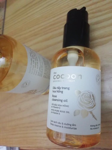 Dầu Tẩy Trang Cocoon Chiết Xuất Hoa Hồng 140ml - Làm Sạch Sâu, Dưỡng Ẩm, Dành Cho Da Nhạy Cảm