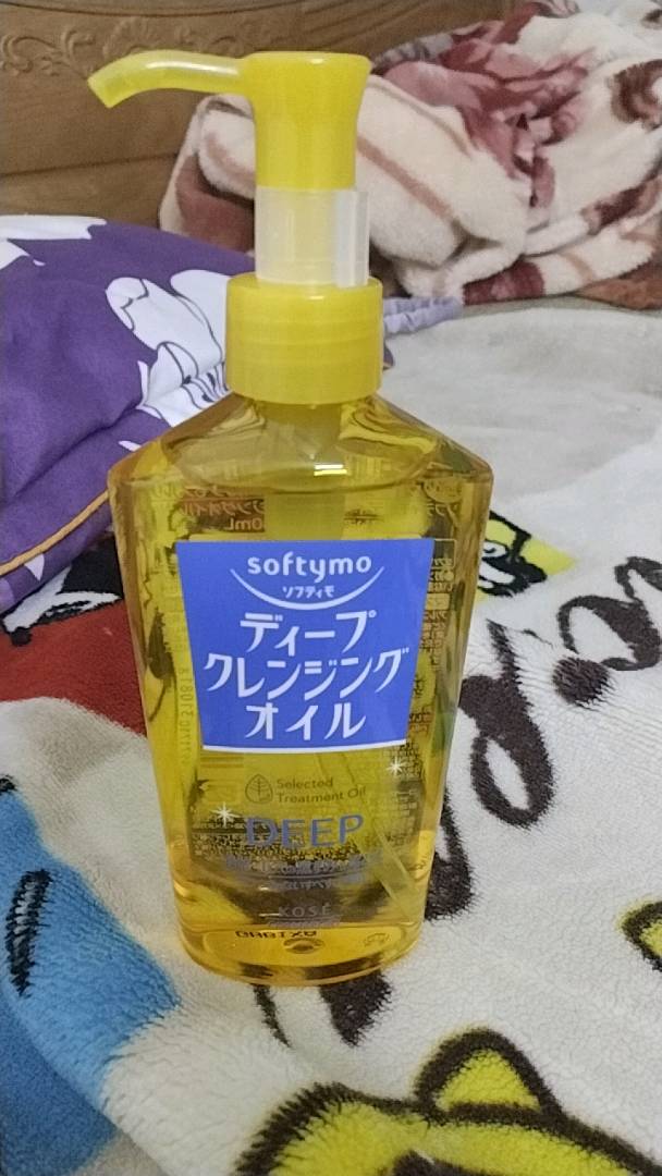 Dầu tẩy trang Kose Softymo Deep Cleansing Oil 230ml - Loại bỏ lớp trang điểm, bụi bẩn, giữ da sạch mịn, chiết xuất từ dầu cám gạo, dầu cam