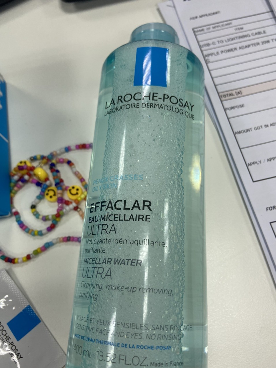 Nước Tẩy Trang La Roche-Posay Micellar Water Ultra Oily Skin 400ml - Giải Pháp Đặc Biệt Cho Da Dầu Mụn, Làm Sạch Dịu Nhẹ, Chăm Sóc Tối ƣu