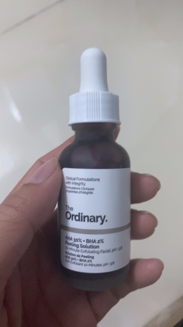 Tẩy Da Chết The Ordinary AHA 30% + BHA 2% Peeling Solution 30ml - Dưỡng Trắng, Giảm Mụn, Làm Mịn Da Chuyên Sâu
