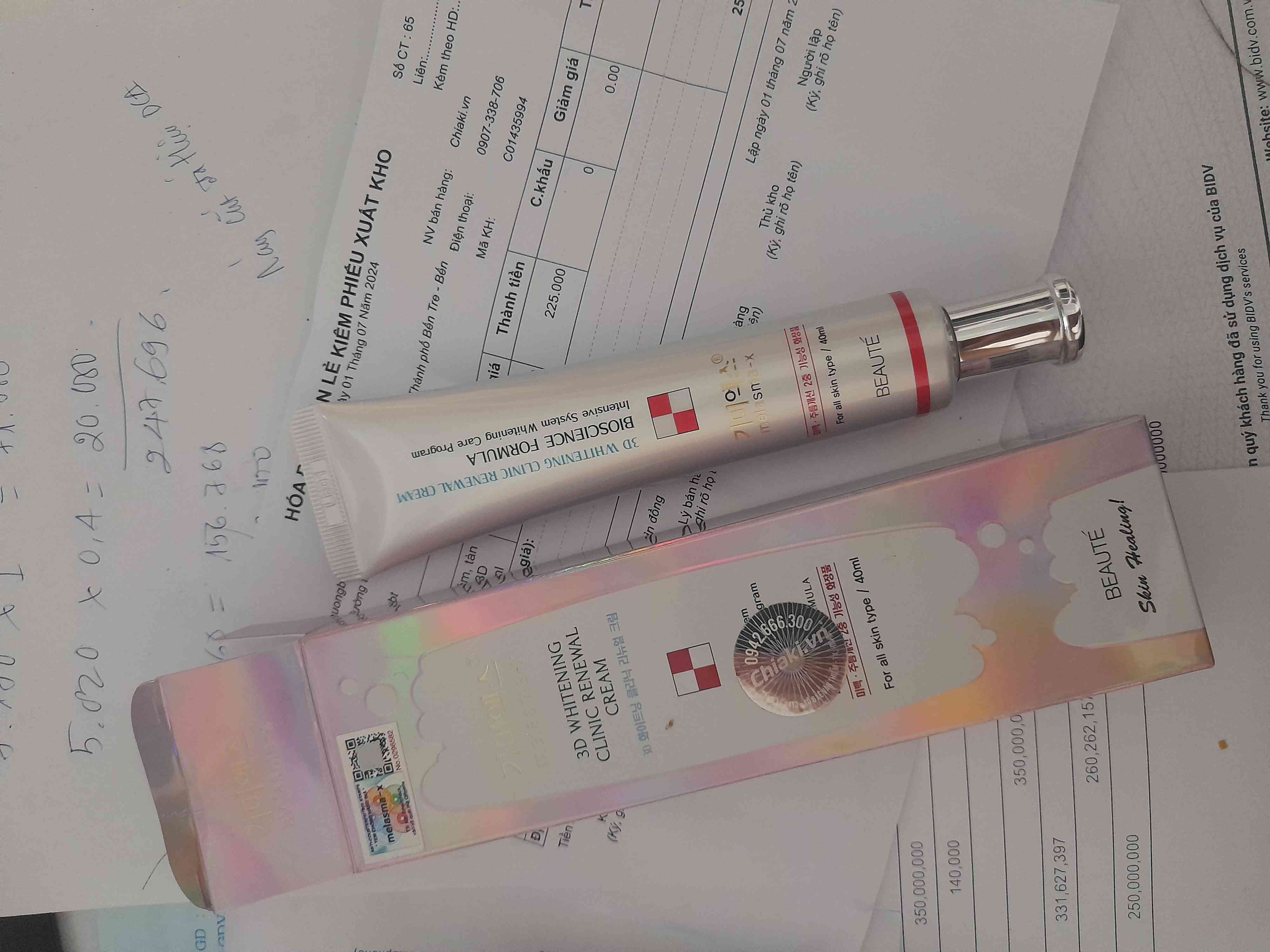 Kem Giảm Nám Tàn Nhang Melasma-X 3D Whitening Clinic - Làn Da Sáng Mịn Tự Nhiên, Giúp Làm Đều Màu Da, Từ Hàn Quốc