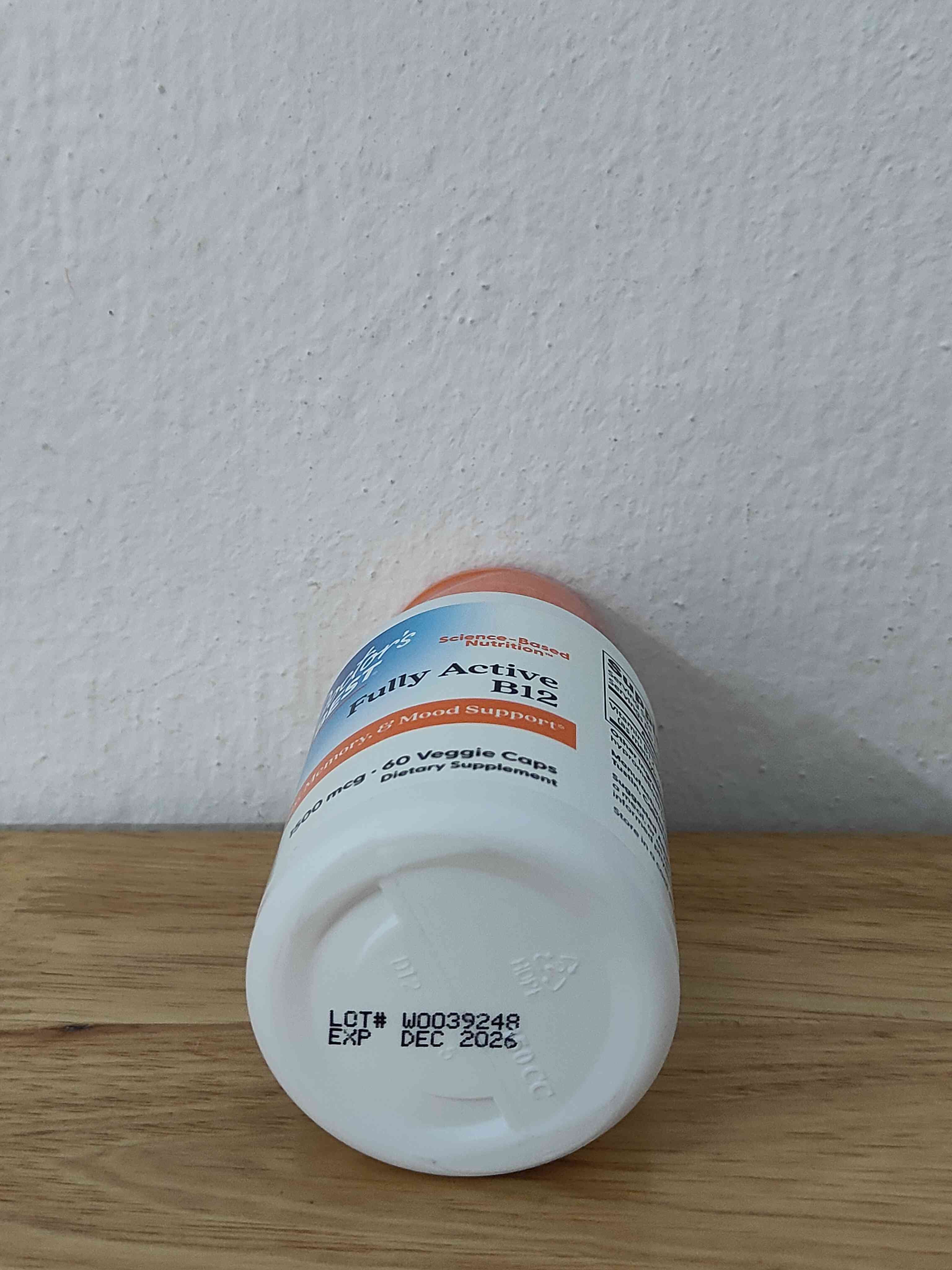 [DATE 12/2026] VEGAN - Viên Uống Bổ Sung Vitamin B12 1500 Mcg, 60 viên hãng Doctor's Best