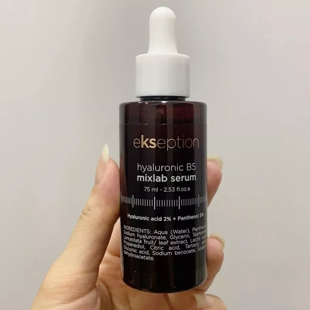 Serum Dưỡng Ẩm Phục Hồi Ekseption Hyaluronic B5 Mixlab - Cung Cấp Độ Ẩm Sâu, Giúp Làm Dịu Da Nhạy Cảm, 75ml