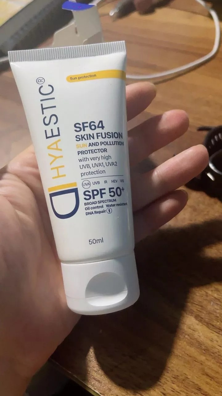 Kem Chống Nắng Hyaestic Skin Fusion SF64 SPF50+ - Bảo Vệ Da Chống Tia UV và Ô Nhiễm - Dung Tích 50ml, Phù Hợp Mọi Loại Da