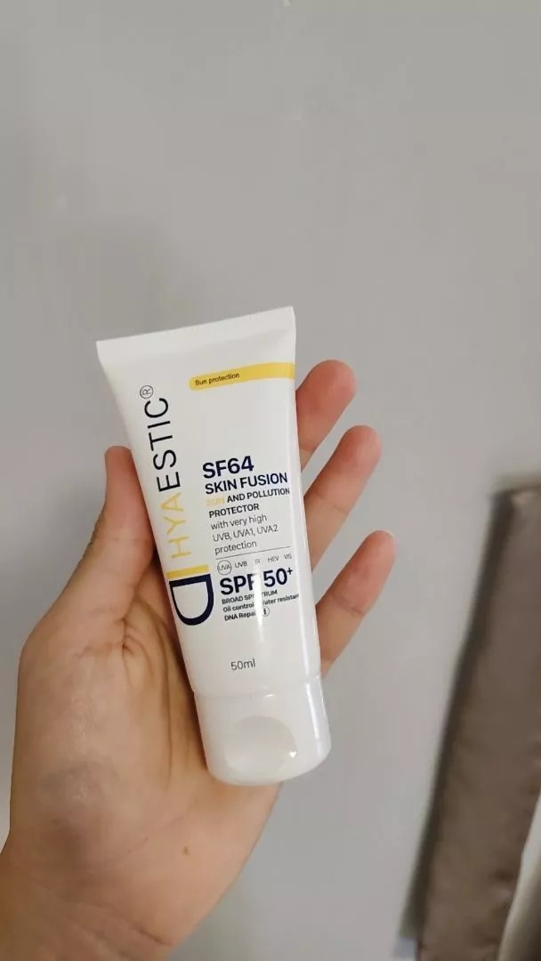 Kem Chống Nắng Hyaestic Skin Fusion SF64 SPF50+ - Bảo Vệ Da Chống Tia UV và Ô Nhiễm - Dung Tích 50ml, Phù Hợp Mọi Loại Da