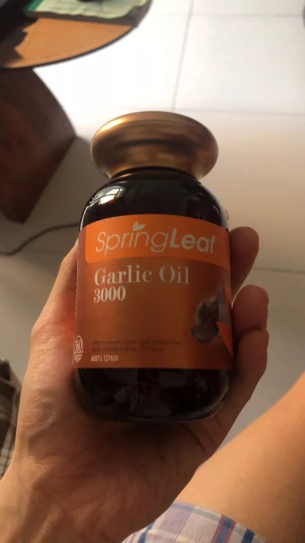 Viên uống tinh dầu tỏi Spring Leaf Garlic Oil 3000mg, hỗ trợ miễn dịch và sức khỏe, viên nang mềm dễ uống, 360 viên