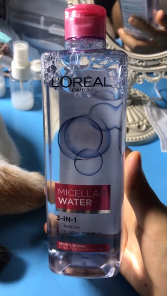 Nước Tẩy Trang Dưỡng Ẩm L'Oreal Paris Micellar Water 3-In-1 400ml - Làm Sạch Dịu Nhẹ, Cấp Ẩm Cho Da Thường Đến Nhạy Cảm