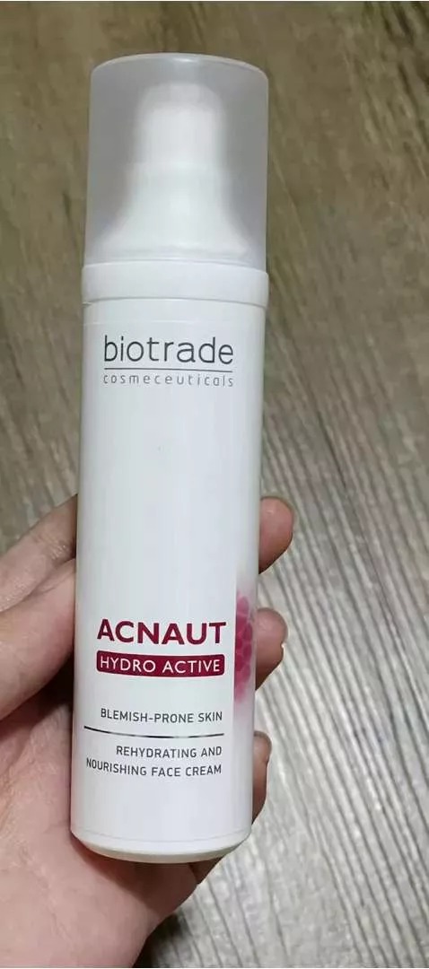 Kem Dưỡng Ẩm Biotrade Acnaut Hydro Active Cream 60ml - Dành Cho Da Dầu, Da Mụn, Hỗ Trợ Cấp Ẩm và Phục Hồi Da Khô