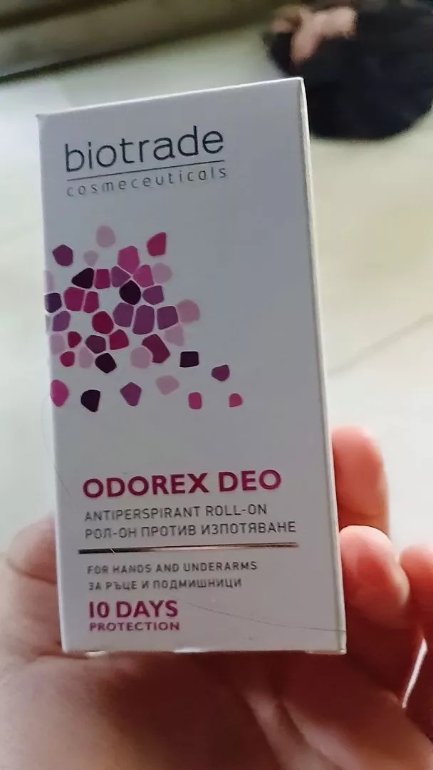Lăn Khử Mùi Biotrade Odorex Deo Antiperspirant Roll-on - Giảm Mồ Hôi và Mùi Khó Chịu - Bảo Vệ Da Đến 7 Ngày - 20ml