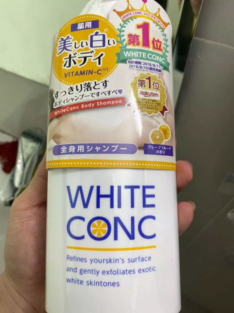 Sữa Tắm Trắng White Conc Nhật Bản 360ml - Chứa Vitamin C Giúp Làm Sáng Da, Làm Sạch Nhẹ Nhàng, Hương Thơm Dịu Nhẹ