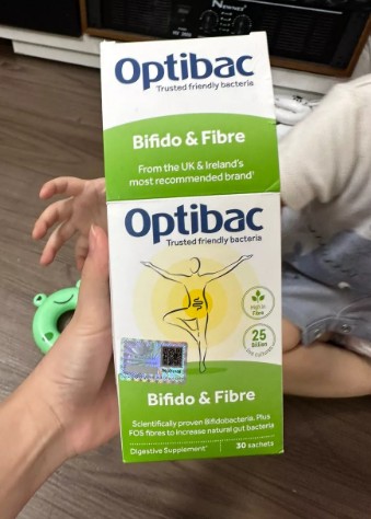 (Hàng nhập khẩu) Men vi sinh Optibac Bifido & Fibre bổ sung lợi khuẩn cho bé 30 gói