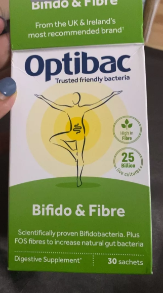 (Hàng nhập khẩu) Men vi sinh Optibac Bifido & Fibre bổ sung lợi khuẩn cho bé 30 gói