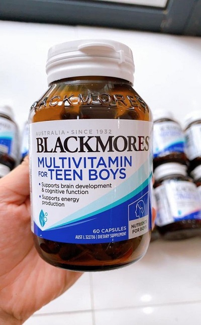 Viên Uống Vitamin Tổng Hợp Blackmores Multivitamin Dành Cho Bé Trai Tuổi Dậy Thì - Hỗ Trợ Phát Triển Toàn Diện 60 Viên