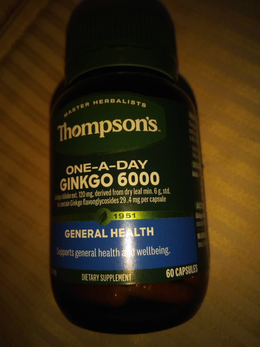 Viên uống Thompson's One A Day Ginkgo 6000mg - Hỗ trợ tăng cường trí nhớ, bổ não, cải thiện tuần hoàn máu hiệu quả