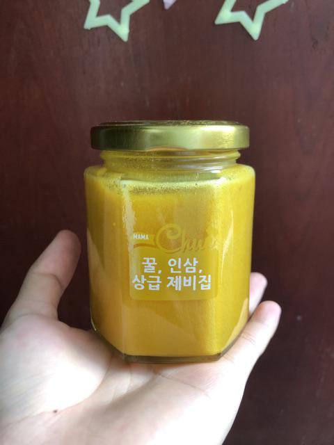 Sâm nghệ mật ong Mama Chue Hàn Quốc 500ml - Tăng cường sức khỏe, làm đẹp da, hỗ trợ miễn dịch cho cả gia đình từ 10 tuổi trở lên