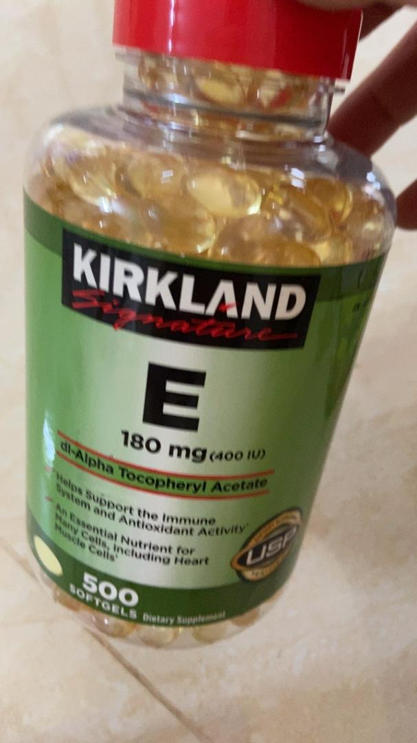Viên Uống Vitamin E Kirkland 400 IU - Hỗ Trợ Làm Đẹp Da, Cải Thiện Sức Khỏe, Hộp 500 Viên Chính Hãng Mỹ