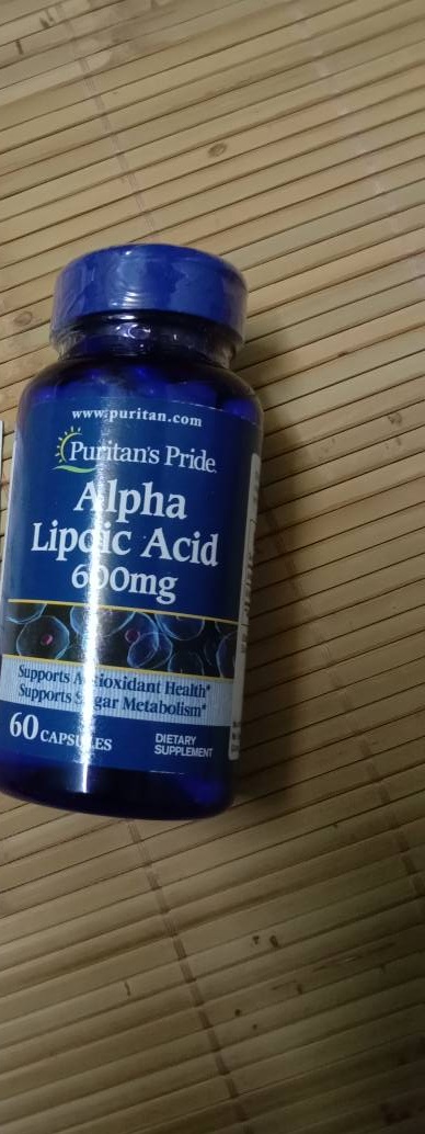 Viên uống bổ sung Alpha Lipoic Acid 600mg Puritan's Pride - Hỗ trợ sức khỏe trí não và làm đẹp da hiệu quả