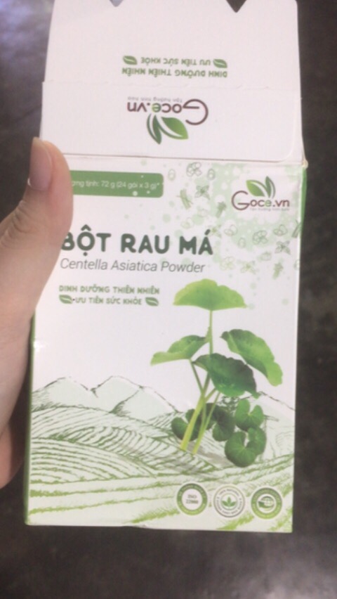 Bột Rau Má Nguyên Chất Goce 72g - Hỗ Trợ Thanh Nhiệt, Giải Độc Cơ Thể Từ Thiên Nhiên, Dinh Dưỡng Tốt Cho Sức Khỏe