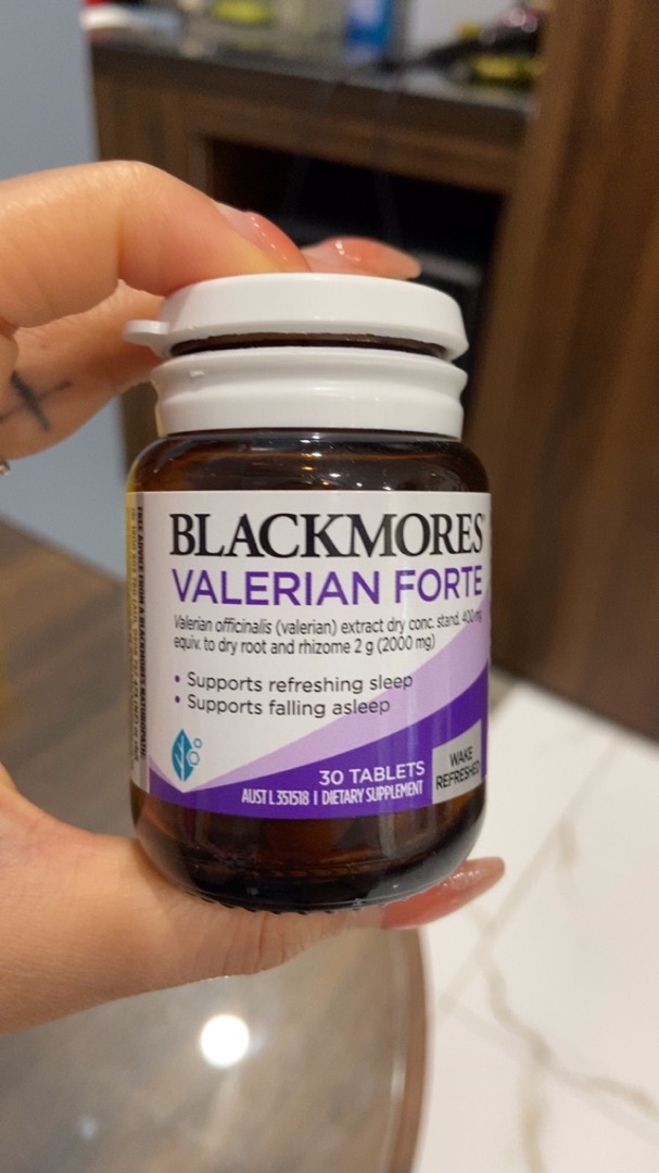 Viên Uống Hỗ Trợ Giấc Ngủ Blackmores Valerian Forte 2000mg - Cải Thiện Giấc Ngủ Ngon Hơn, Giảm Căng Thẳng, 30 Viên