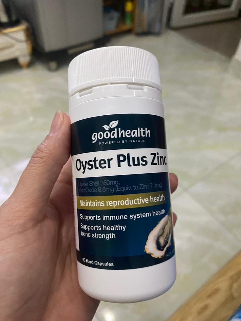 Tinh Chất Hàu Oyster Plus Zinc Goodhealth 60 Viên - Hỗ Trợ Tăng Cường Sinh Lý Nam Giới Hiệu Quả từ Úc