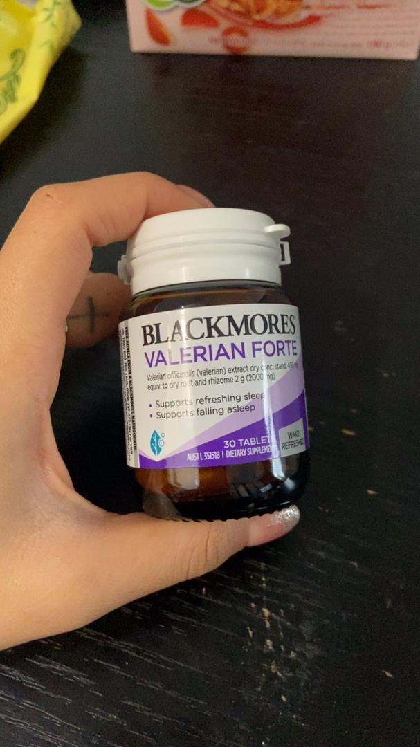 Viên Uống Hỗ Trợ Giấc Ngủ Blackmores Valerian Forte 2000mg - Cải Thiện Giấc Ngủ Ngon Hơn, Giảm Căng Thẳng, 30 Viên