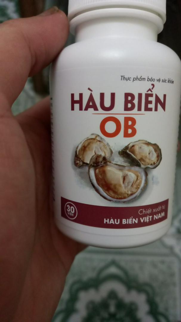 Viên uống Tinh hàu biển OB - Chiết xuất từ Hàu Tươi Việt Nam hỗ trợ bổ sung Kẽm và Dưỡng chất cho Nam giới, Tăng cường sức khỏe và sinh lực.