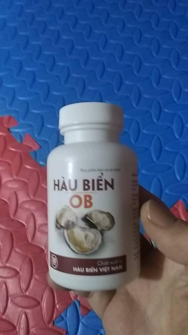Viên uống Tinh hàu biển OB - Chiết xuất từ Hàu Tươi Việt Nam hỗ trợ bổ sung Kẽm và Dưỡng chất cho Nam giới, Tăng cường sức khỏe và sinh lực.