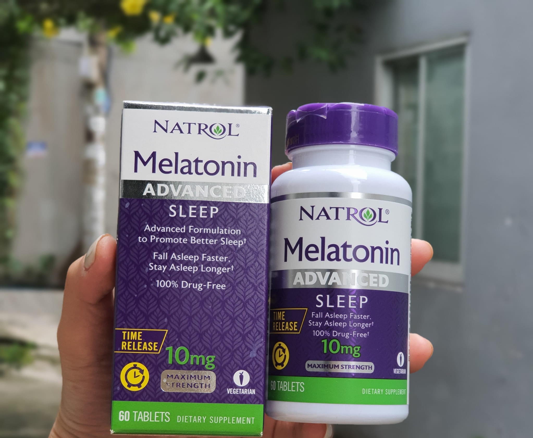 Viên Uống Hỗ Trợ Giấc Ngủ Natrol Sleep 10mg - Cải Thiện Giấc Ngủ Ngon và Sâu Giấc, Giảm Mệt Mỏi Sáng Dậy